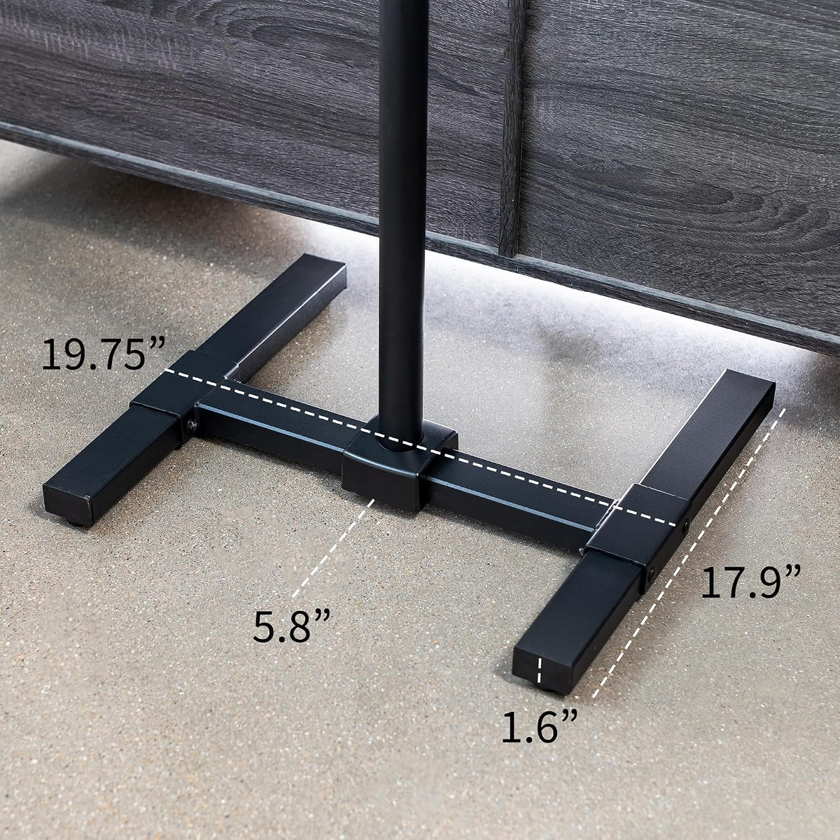VIVO Black TV Floor Stand for 13 to 65 inch Screens, STAND-TV08 | Adjustable TV Stand for LCD LED OLED 4K Smart Flat and Curved Monitor Panels, Max VESA 400x400, Holds 44 lbs