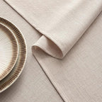 MIULEE Natural Linen Tablecloth 60x120 Inch Rectangle Table Cloth Waterproof,Stain Resistant & Wrinkle Resistant for Dining Party Wedding