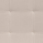 Flash Furniture Bedford Box Stitch Tufted Upholstered King Size Headboard in Beige Fabric