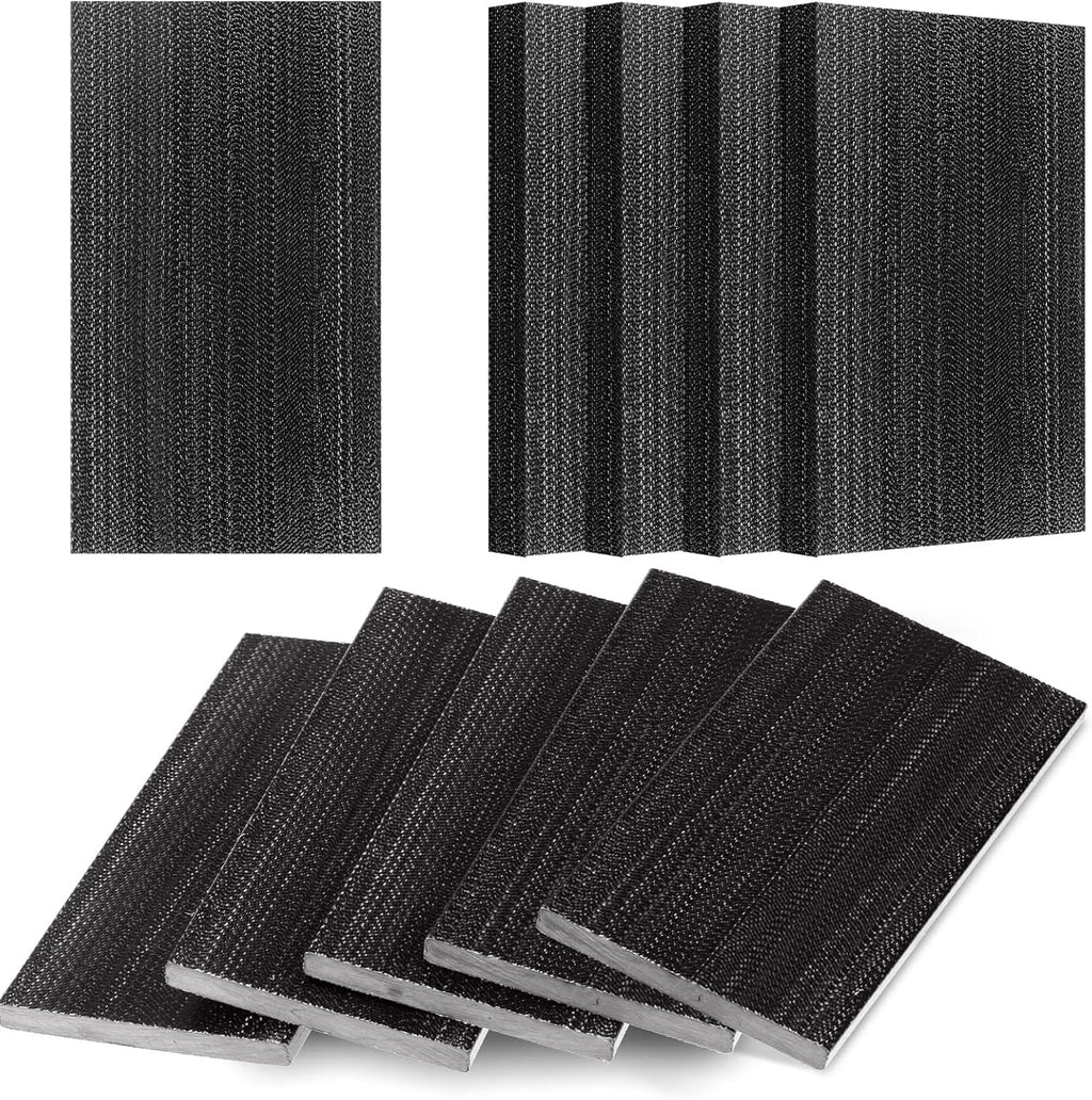 Tondiamo Patio Chair Spring Plates Black Swivel Rocker Fiberglass Spring Plates Replacement Parts for Universal Outdoor Patio Furniture, 5 x 2.5 x 0.25 Inch(Black,10 Pieces)