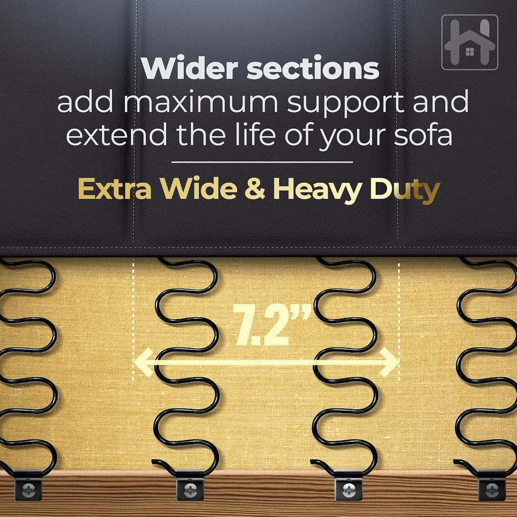 Golden Home Essentials Heavy Duty Couch Support for Sagging Cushions – 25in x 72in Extra Wide Sofa Cushion Board - Anti-Slip Sofa Cushion Support Board | Breathable Material