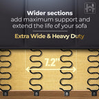 Golden Home Essentials Heavy Duty Couch Support for Sagging Cushions – 23in x 72in Extra Wide Sofa Cushion Board - Anti-Slip Sofa Cushion Support Board | Breathable Material