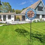 MUMTOP Wind Spinners Outdoor Metal 6.5 FT Large Two-Way Wind Sculptures for Patio Yard and Garden Decor