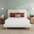 EGO White 12 inch Queen Memory Foam Mattress, Gel Green Tea Mattress Bed in a Box, Made in USA, CertiPUR-US Certified, Double Mattress, 60"×80", Medium Firm