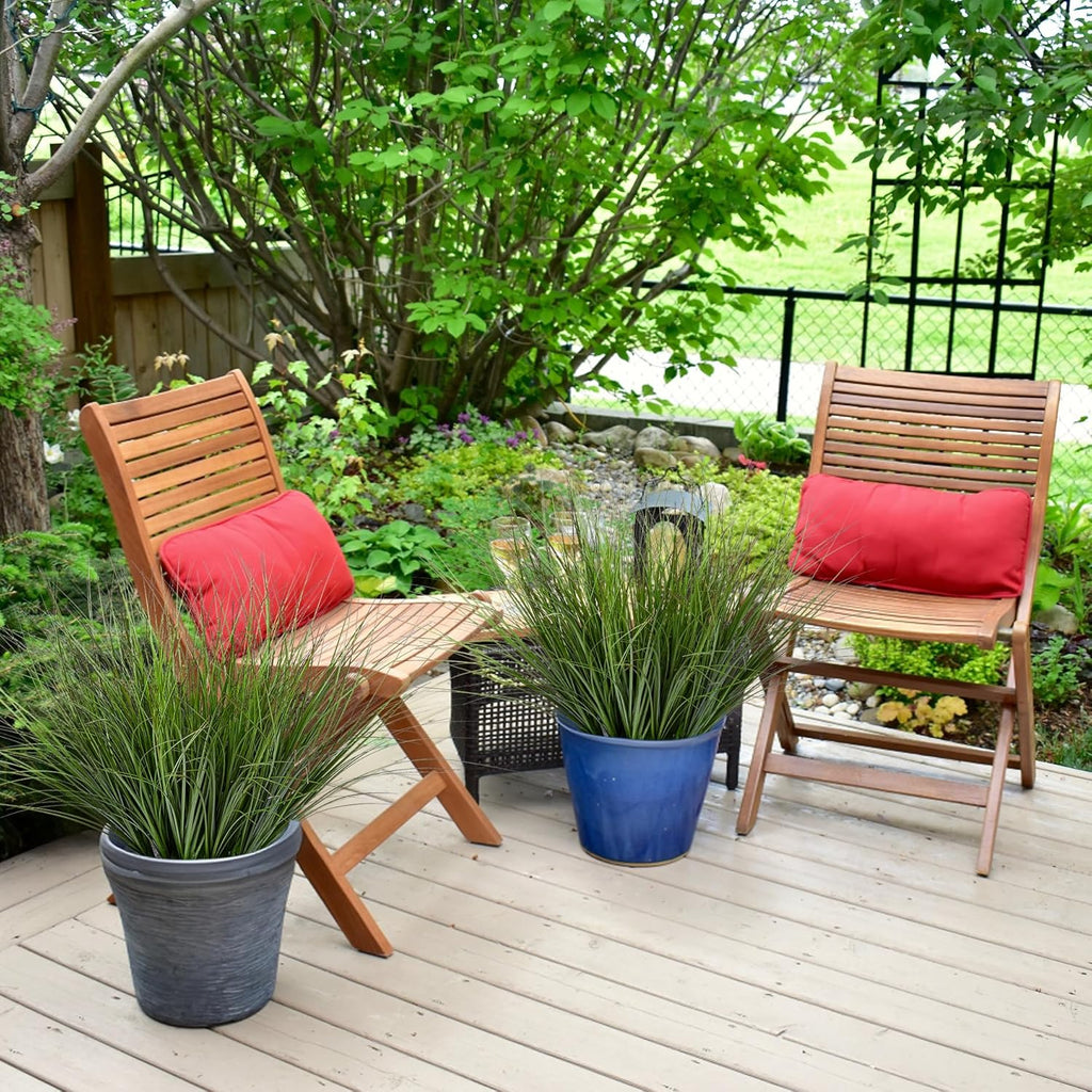 48PCS 17.3" Fake Plants Artificial Wheat Grass Greenery Plastic Plants Fake Grass Artificial Plants for Outdoor Decor Artificial Grass Plant with Greenery Stems for Indoor Home Decoration