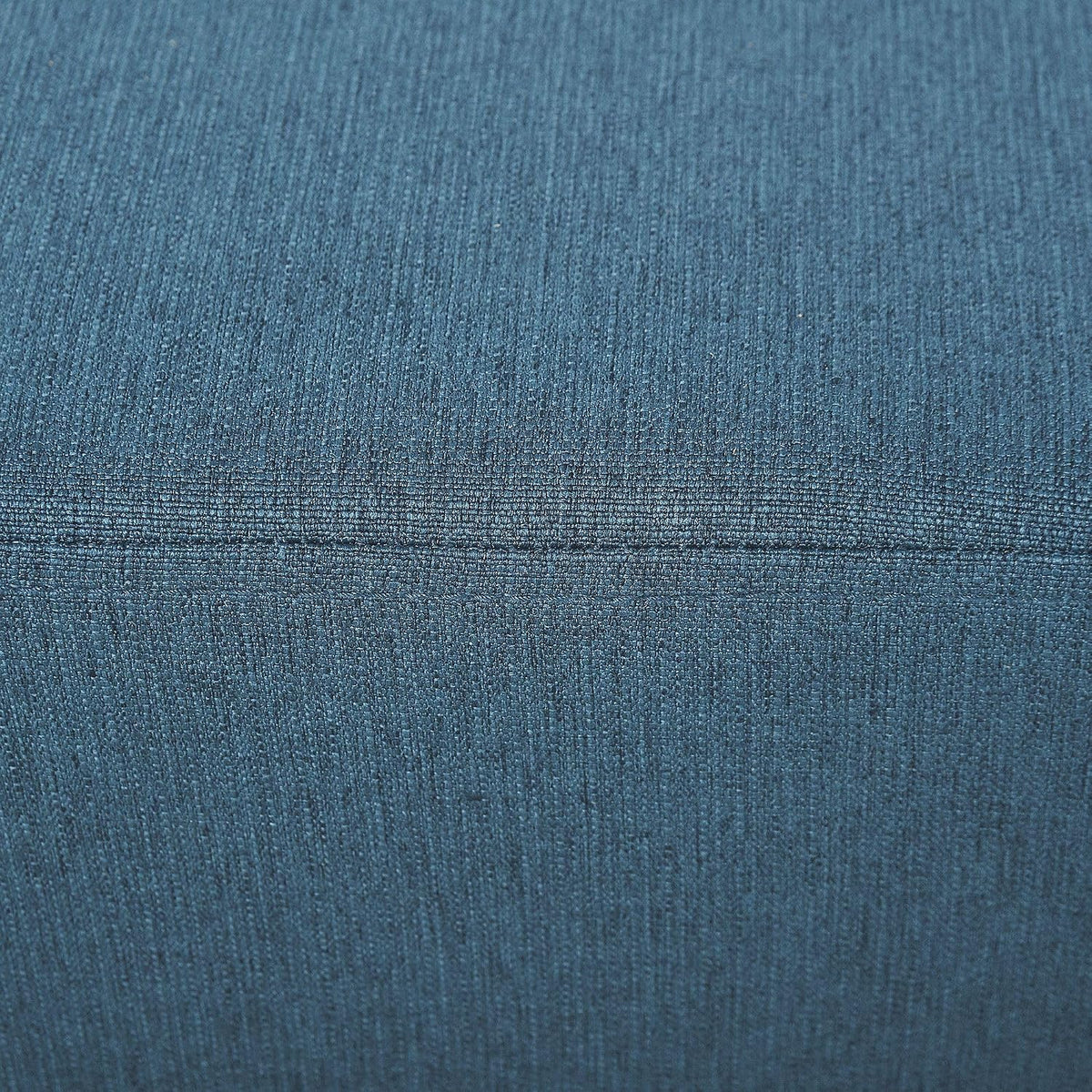 Blue Linen Fabric Ottoman Footrest - Multi-Functional for Living Room, Bedroom & Entryway