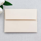 PONATIA 50 PCS 5x7 Envelopes, Self- Adhesive Cream A7 Envelopes for Weddings, Invitation Cards, Photos, Postcards, Greeting Cards Mailing, Baby Shower, Graduation, Christmas Gift Cards