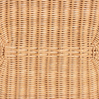 Bali & pari Elissa Bohemian Light Honey Rattan Elephant End Table