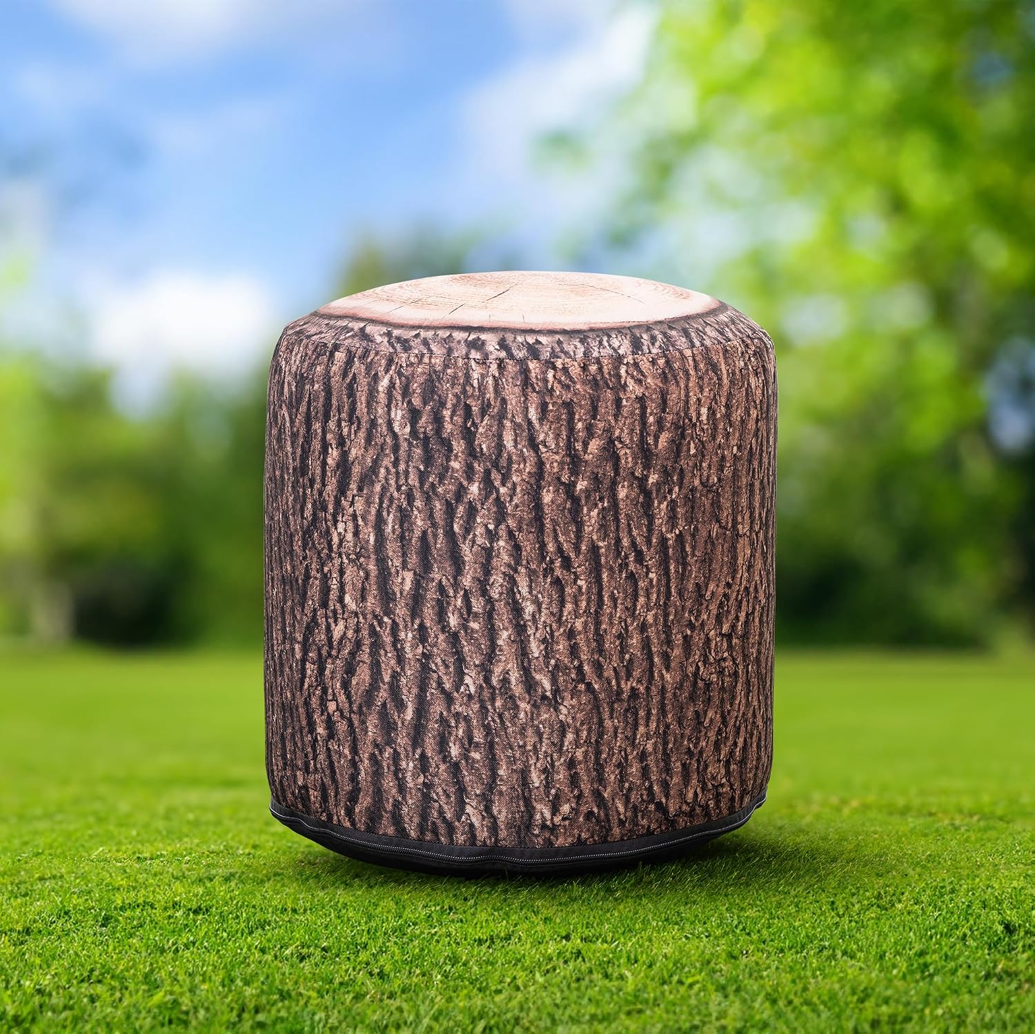 Outdoor/Indoor Pouf Ottoman, Stool for Patio, Office, Classroom or Home Living Space