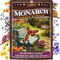 Monarch Butterfly Garden Kit with Milkweed Seeds–Perennial Flower Seeds to Plant Outside| 1/4 Pound Pure Bulk Wildflower Seeds | Garden Seeds for Attracting Pollinators | Seed Packets for Spring/Fall