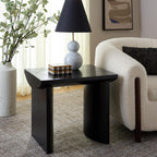 SAFAVIEH Home Collection - Bara Modern End Table, Black Rectangular Accent Side Table (ACC2316B)