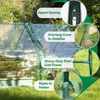 Gardzen Mini Greenhouse, Portable Cold Frame Green House Indoor Outdoor, Small Greenhouse for Seed Starting & Plant Protection, 71.7"(L) x36.2(W) x42.5(H)