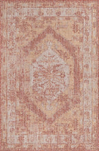 Unique Loom Outdoor Traditional Collection Area Rug - Valeria (5' 3" x 7' 10" Rectangle, Rust Red/ Ivory)