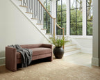 Livabliss Maryann Modern Bench, 24" H x 60" W x 23" D, Clear