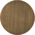 Christopher Knight Home Darton Retro Metal Coffee Table, Living Room Round Top Accent Side Table with Hand-Hammered Texture, Sofa Armchair End Table, Copper