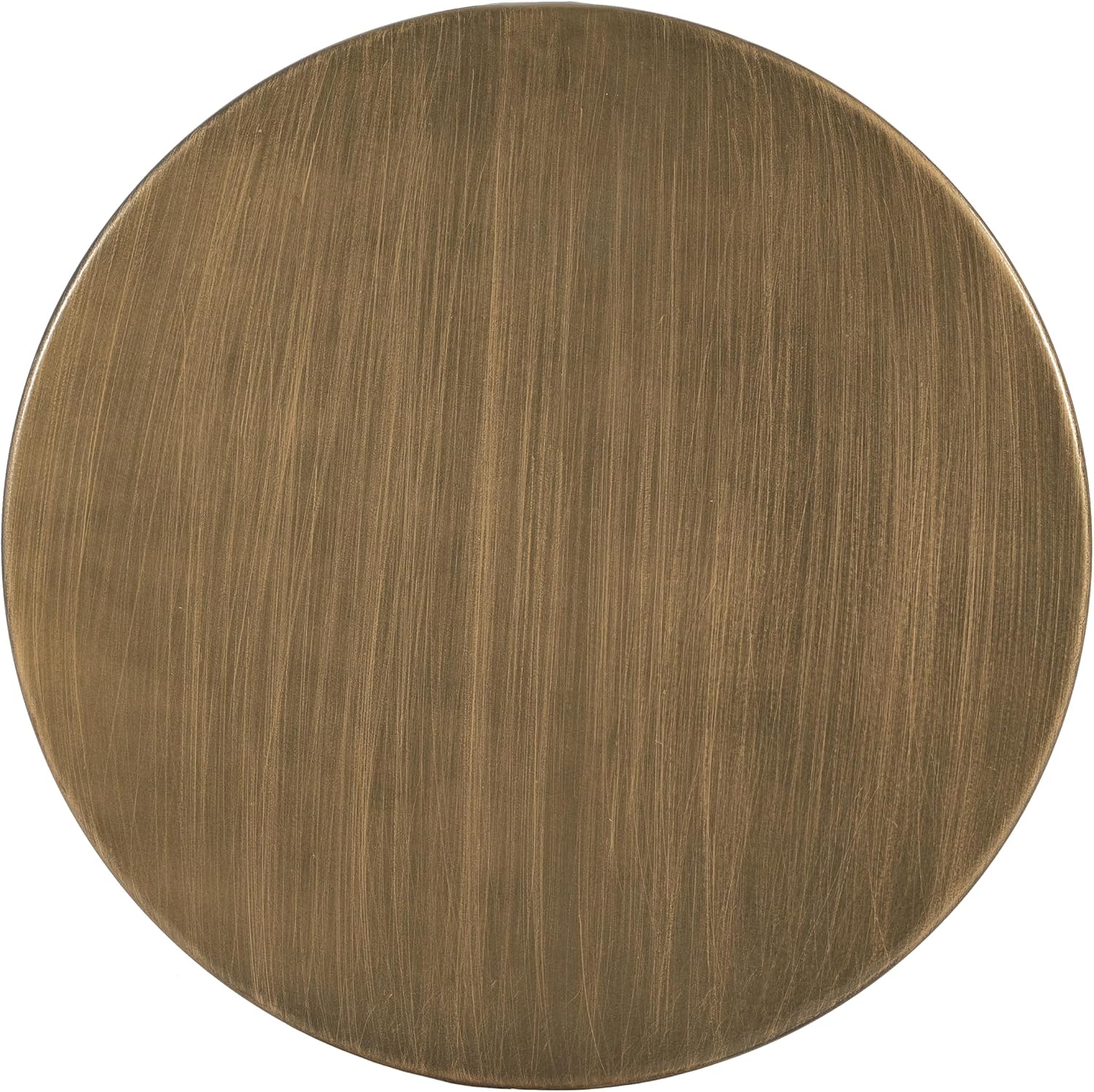 Christopher Knight Home Darton Retro Metal Coffee Table, Living Room Round Top Accent Side Table with Hand-Hammered Texture, Sofa Armchair End Table, Copper
