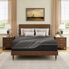 Queen Mattress 14 Inch Charcoal Memory Foam in a Box, CertiPUR-US Certified, Fiberglass Free, Gel Double Mattress, Made in The USA of US Foam, 80" × 60" × 14", Medium
