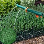 50 PCS 6 Inches Galvanized Landscape Staples, 50 PCS Gaskets and 1 Pick Hook, Heavy Duty Anti-Rust Garden Stakes for Weeds Barrier Sod Fabric Decorations Ground Cover