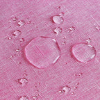 Outdoor Tablecloth Wrinkle-Free Stain Resistant Waterproof Polyester Fabric Table Cover with Zipper Umbrella Hole for Picnic/Party/Dinner/Patio Garden(70inch Round,Zippered,Pink)
