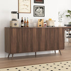59" Sideboard Buffet Cabinet, Mid-Century Modern Console Table