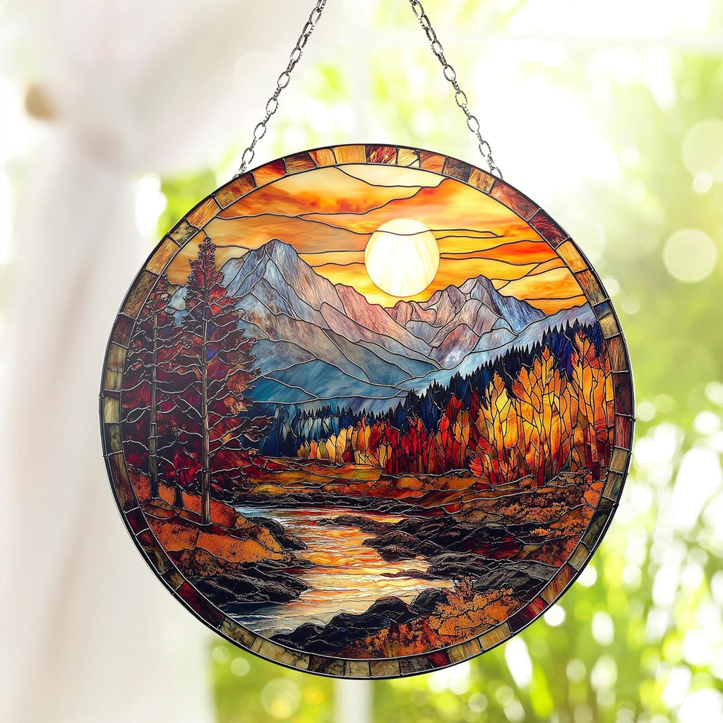 Sunshine Suncatcher Ornament Gift Suncatchers Indoor Window Suncatchers for Windows Hanging Garden Window Decor Outdoor Suncatcher Holiday Custom Gifts