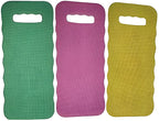 Bexter Foam Garden Kneeling Pads (2-Pack) – Thick, Lightweight Cushion for Gardening, Cleaning, Exercise – 15.75'' x 7'' x 0.68'' – Assorted Colors: Blue, Pink, Yellow, Green