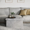 Storage Ottoman - Velvet Tufted Footrest, Linen Chest, or Bench Organizer with Removable Lid for Bedroom, Dorm Room, or Entryway by Lavish Home (Gray)