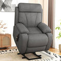 Power Lift Recliner Chair for Elderly with Remote Control - Heavy Duty 330 lbs Snowflake Velvet Fabric, Compact Electric Lift Chair for Seniors Small Spaces Living Room Bedroom