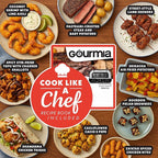 Gourmia Indoor Pizza Oven Air Fryer Toaster – 1800W Countertop Multi-Cooker with Pizza Stone, Digital Controls & 6 Presets – Bake, Toast, Broil, Dehydrate & More