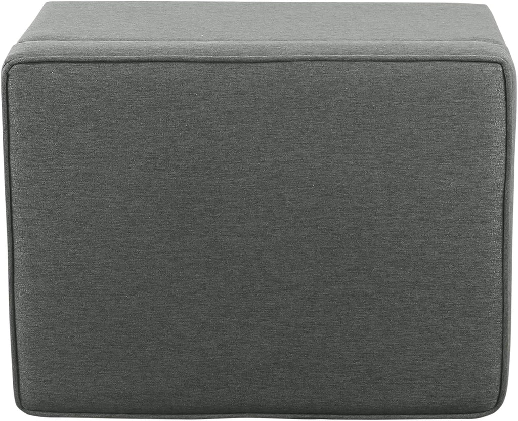 HomePop 24" Storage Ottoman - Gray