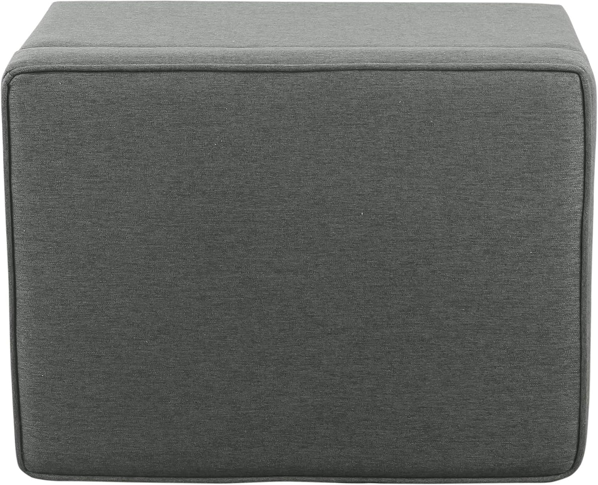 HomePop 24" Storage Ottoman - Gray