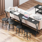 Console Table with Storage Shelf, Narrow Entryway Table, Behind Couch Tables, Thin Sofa Tables for Living Room, Hallway, Bedroom, Foyer