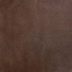 HomePop 22" Theodore Channel Tufted Ottoman - Brown Faux Leather
