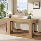 63 Inch Long Console Table for Entryway, Farmhouse Sofa Table Behind Couch, Wooden Rectangular Design Entry Table Foyer Hallway Table for Living Room (Natural)
