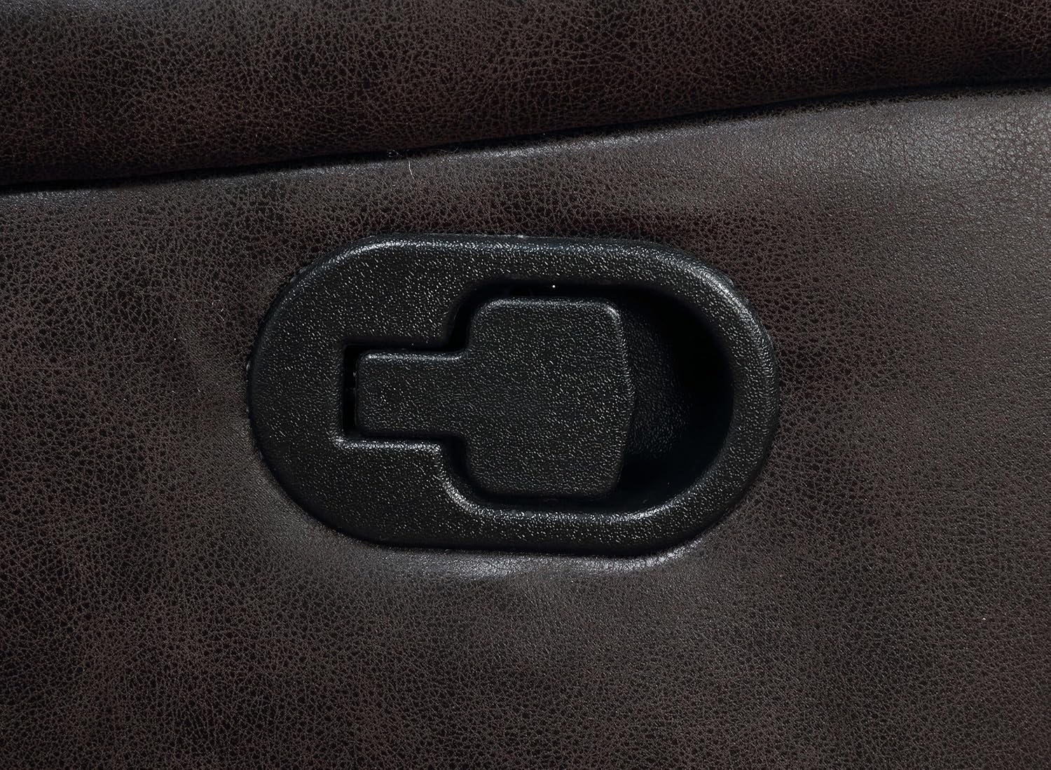 Coaster Home Furnishings - Greer - Leatherette Upholstered Swivel Glider Recliner Chair with Pocket Coil Cushions, Padded Armrests, Contrasting Stitching - Living Room - 41-Inch - Brown - 651356