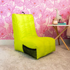 Big Joe Video Lounger Bean Bag Chair, Lime Punch Smartmax, 2 feet | Polystyrene Bean Filled, Refillable, Nylon Polyester, Safe for Kids Ages 3 and Up, Supports Up to 250 lbs, Perfect for Gaming