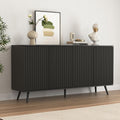 59" Sideboard Buffet Cabinet, Mid-Century Modern Console Table
