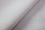 GDFStudio Queen Size Upholstered Wingback Bed with 54" Tall Headboard, Modern Minimalist Design Platform Bed, Textured Canvas Chenille, Easy Assembly, Sturdy Frame, Box Spring Required, Ivory