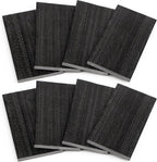 Anwenk 8Pack Patio Rocking Chair Spring Plate Replacement Part Fiberglass Spring Plates Swivel Rocker Chair Lawn Furniture Repair Replacement for Universal Outdoor Patio Furniture, 2.5" x 5"x0.25”
