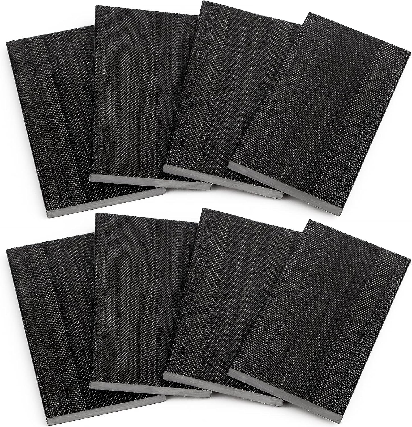 Anwenk 8Pack Patio Rocking Chair Spring Plate Replacement Part Fiberglass Spring Plates Swivel Rocker Chair Lawn Furniture Repair Replacement for Universal Outdoor Patio Furniture, 2.5" x 5"x0.25”