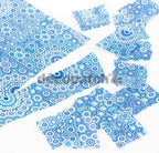 Clairefontaine décopatch Blues Mosaic Paper, 30 x 40 cm, Pack of 3 Sheets