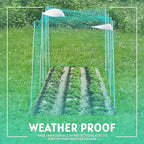 6-1/2 x 33 ft. Green Gentle Garden Netting/Row Cover/Screen | Protect Secure to Keep Away Birds and Rodents from Fruit, Vegetable, Flowers & Sensitive Plants, While Allowing Water & air in-2PK