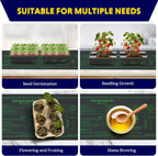 iPower Seedling Heat Mat Waterproof Durable Germination Station Warm Hydroponic Pad for Indoor Home Gardening Seed Starter