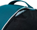 QILLOWAY Inflatable Outdoor Ottoman for Patio, Waterproof Round Pouf, Inflatable Foot Rest, Outdoor Footstool for Poolside, Garden，Camping,Peacock Blue