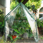 Gardzen Small Walk-in Greenhouse, Heavy Duty Portable Green House for Outside with Sturdy Frame & Clear Cover, Protects Plants from Cold, Rain, 36.2"(L) x53.3(W) x66.1(H)