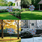 WONDER GARDEN Wind Spinners Outdoor - Metal Wind Spinner Windmill, Kinetic Wind Sculpture & Spinners for Yard Patio Lawn Decor
