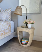 Kouboo- Naya Wicker Sidetable & Endtable for Livingromm or Bedroom, Natural
