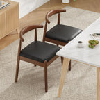 Soohow Dining Chairs Set of 2, Mid Century Modern Kitchen & Dining Room Chairs for Dining Room,Dining Chairs with Solid Wood Legs