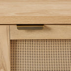 Crosley Furniture Kenji Record Player Cabinet with Vinyl Storage, Media Stand, Modern Home Organizer, Ash