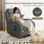 Power Lift Recliner Chair for Elderly with Remote Control - Heavy Duty 330 lbs Snowflake Velvet Fabric, Compact Electric Lift Chair for Seniors Small Spaces Living Room Bedroom